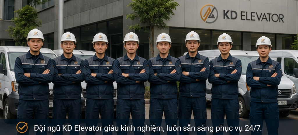 Dịch vụ bảo trì thang máy của KD Elevator